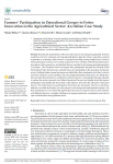 Farmers participation in operational groups to foster innovation in the agricultural sector: an Italian case study