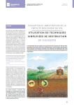 &Eacute;valuation et am&eacute;lioration de la fertilit&eacute; biologique du sol - Utilisation de techniques simplifi&eacute;es de destruction de couverts