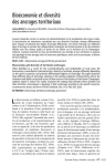 Bio&eacute;conomie et diversit&eacute; des ancrages territoriaux
