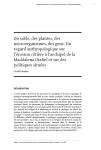 Du sable, des plantes, des microorganismes, des gens. Un regard anthropologique sur l&eacute;rosion c&ocirc;ti&egrave;re &agrave; larchipel de la Maddalena (Italie) et sur des politiques situ&eacute;es