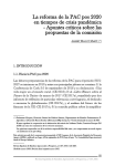 La reforma de la PAC pos 2020 en tiempos de crisis pand&eacute;mica - Apuntes cr&iacute;ticos sobre las propuestas de la comisi&oacute;n