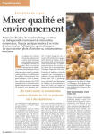 Animation du rayon - Mixer qualit&eacute; et environnement