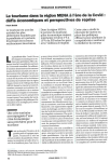 Le tourisme dans la r&eacute;gion MENA &agrave; l&egrave;re de la Covid : d&eacute;fis &eacute;conomiques et perspectives de reprise