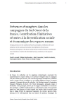 Pr&eacute;sences &eacute;trang&egrave;res dans les campagnes du Sud-Ouest de la france. Contribution dinitiatives r&eacute;centes &agrave; la diversification sociale et &eacute;conomique des espaces ruraux