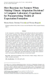 How bayesian are farmers when making climate adaptation decisions? A computer laboratory experiment for parameterising models of expectation formation