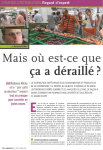 Mais o&ugrave; est-ce que &ccedil;a a d&eacute;raill&eacute; ?