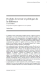 Produits de terroir et politiques de la diff&eacute;rence. Le cas de lOmbrie