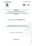 &Eacute;tude de l'effet d'une haie brise-vent sur le comportement du bl&eacute; tendre en Pays de la Loire