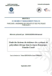 Etude des facteurs de r&eacute;silience des syst&egrave;mes en polyculture-&eacute;levage dans la r&eacute;gion Bourgogne-Franche-Comt&eacute;