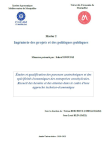 &Eacute;tudes et qualification des parcours zootechniques et des sp&eacute;cificit&eacute;s &eacute;conomiques des entreprises conchylicoles. Recueil des besoins et des attentes dans le cadre d'une approche technico-&eacute;conomique