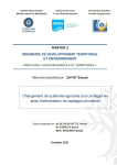 Changement de syst&egrave;mes agricoles pour prot&eacute;ger les aires dalimentation de captages prioritaires