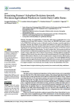 Examining farmers adoption decisions towards precision-agricultural practices in Greek dairy cattle farms