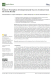 Farmers perception of entrepreneurial success: evidence from the Greek reality