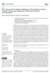 How successful is origin labeling in a developing country context? Moroccan consumers preferences toward local products