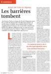 Achats de fruits et l&eacute;gumes. Les barri&egrave;res tombent