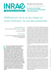 Pr&eacute;f&eacute;rences vis-&agrave;-vis du risque et choix dintrants : le cas des pesticides