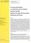 Le zonage agro&eacute;cologique, un&nbsp;outil n&eacute;cessaire de&nbsp;suivi-&eacute;valuation des&nbsp;milieux sensibles : application &agrave;&nbsp;la&nbsp;r&eacute;gion des&nbsp;basses plaines m&eacute;ridionales (Sud tunisien)