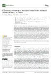 Consumers benefit-risk perception on pesticides and food safety  A survey in Greece