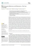 Beef consumers behaviour and preferences  the case of Portugal