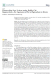 Downscaling food system for the Public City regeneration  An experience of social agriculture in Trieste