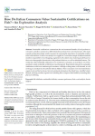 How do italian consumers value sustainable certifications on fish?  An explorative analysis