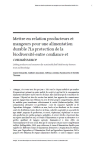 Mettre en relation producteurs et mangeurs pour une alimentation durable ? La protection de la biodiversit&eacute; entre confiance et connaissance