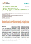 Pourquoi et comment r&eacute;guler la production et la consommation de produits animaux ? Le cas de l'Union Europ&eacute;enne