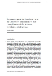 Le management du tourisme rural en Corse : des concurrences aux compl&eacute;mentarit&eacute;s. Acteurs, territoires et strat&eacute;gies