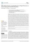 Dear brother farmer: gender-responsive digital extension in Tunisia during the COVID-19 pandemic