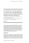 Les territoires ruraux de montagne en Tunisie, entre marginalisation et perspectives de transition. &Eacute;l&eacute;ments danalyse depuis le Jbel Bargou