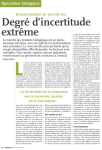 Ralentissement du march&eacute; bio. Degr&eacute; d'incertitude extr&ecirc;me