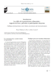 Introduction  Les d&eacute;fis de la gouvernance alimentaire : rapports de force, pr&eacute;carit&eacute; et participation citoyenne