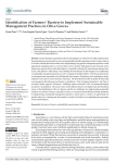 Identification of farmers barriers to implement sustainable management practices in olive groves