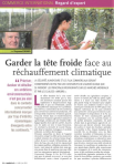 Garder la t&ecirc;te froide face au r&eacute;chauffement climatique