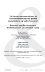 Performances &eacute;conomiques et environnementales des petites exploitations agricoles fran&ccedil;aises