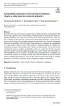 Sustainability evaluation of olive oil mills in Andalusia (Spain): a study based on composite indicators