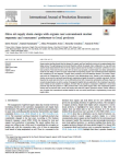 Olive oil supply chain design with organic and conventional market segments and consumers preference to local products