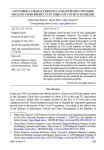 Consumers characteristics and attitudes towards organic food products in times of Covid-19 pandemic