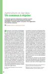 Agriculture et big data : un commun &agrave; r&eacute;guler
