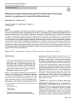 Hitting the target and missing the point? On the risks of measuring womens empowerment in agricultural development