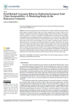 Food-related consumer behavior endorsing european food chain sustainability  A marketing study on the romanian consumer