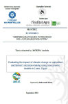 Evaluating the impact of climate change on agriculture and farmers decision-making using bioeconomic models in Luxor, Egypt