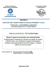 Etude dimpact et &eacute;valuation environnementale : d&eacute;termination dindicateurs extraits du mod&egrave;le de culture SARRA-H&O pour am&eacute;liorer le logiciel d&eacute;valuation dimpact environnemental (Foot Print Target). Contexte culture du coton en Inde