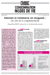 Consommation et modes de vie, n. 145 - 2000/09/30 - Internet et commerce en magasin : les cl&eacute;s de la compl&eacute;mentarit&eacute;