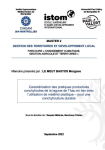 Caract&eacute;risation des pratiques productives conchylicoles de la lagune de Thau en lien avec lutilisation de mat&eacute;riel plastique  pour une conchyliculture durable