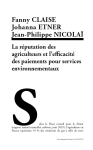 La r&eacute;putation des agriculteurs et lefficacit&eacute; des paiements pour services environnementaux