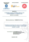 &Eacute;valuation &eacute;conomique des services &eacute;cosyst&eacute;miques et du co&ucirc;t de non-action en Tunisie : cas du bassin versant O.Lachbal