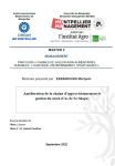 Am&eacute;lioration de la cha&icirc;ne dapprovisionnement et gestion du stock (Cas de So Shape)