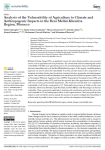 Analysis of the vulnerability of agriculture to climate and anthropogenic impacts in the Beni Mellal-Kh&eacute;nifra region, Morocco