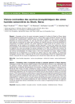 Visions contrast&eacute;es des services &eacute;cosyst&eacute;miques des zones humides saisonni&egrave;res du Gharb, Maroc